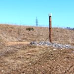 Metsloomade söötmiskoht - soolapost, hunnik kalu ja vilja -  Tõrma Hiiemäel 04.2018, Tiit Kaasik